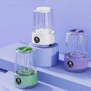 양말 빨래 행주 수건 일체형 휴대용세탁기 화이트 라벤더 아가 걸레 1인가구