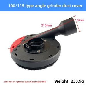 4인치 소형 앵글 그라인더 먼지 커버, 석재 콘크리트 연삭 절단용 수집 보호