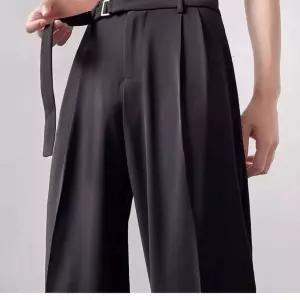 윈터솔져 캐주얼 하계 바지 남성용 면 인생팬츠 면린넨 와이드핏 데일리룩 KUK2