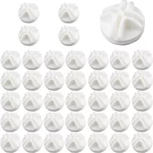 AUXBC 40PCS 큐브 커넥터 플라스틱 보관 와이어 ABS 정리함 모듈형 옷장 선반 신발장 클립 반려동물 캐리어