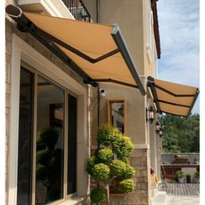 모터 구동식 접이식 차양막 버스 전기 캠핑카 어닝 모터홈용 RV 카라반 트럭 캠핑 크랭크