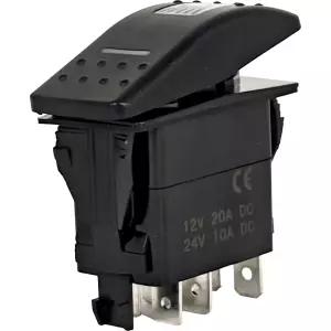 XYZIL 패널 로커 스위치 701/60004 12V 6 핀 JCB 1400B 1550B 1600B 1700B 214 215 216 217 3C 3CX 3D