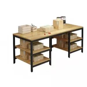 강의실 작업 테이블 대형 목재 포장대 회의용 공장 검수 카페 책상 연수용 작업대 탁자