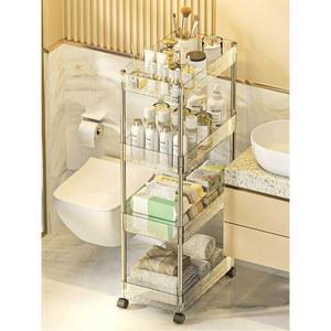 책장 책꽂이 이동형 바퀴 서재 철제 월넛 바퀴 이동식 씨디 민무늬3단 바닥까지 화이트