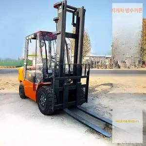 지게차 커버 지게차 비닐 덮개 방풍 방한 가림막 지게차덧발 방지 지게차발 다리