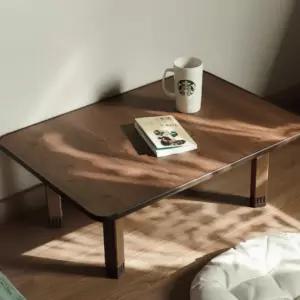 티케 우드 좌식 밥상 테이블 인테리어 중 대 베드트레이 원룸 책상 밥상 접이식