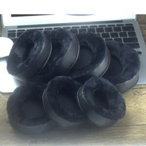 소프트 베벨 두꺼운 벨벳 메모리 폼 이어 패드 필립스 헤드폰 용 Sennheiser 용 AKG 용 Sony 용 80-110mm 100mm 쿠션