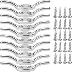 VGEBY 로프 클리팅 후크 스테인리스 스틸 보트 깃대 장착 나사 액세서리