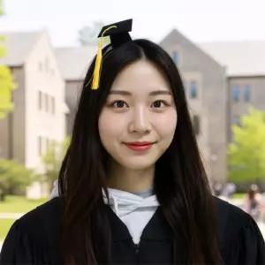 YES몰 미니학사모헤어띠 초등학생졸업선물