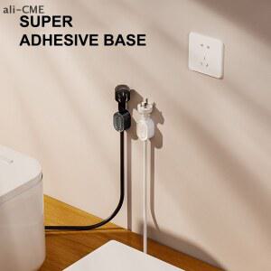 가정 및 사무실 와이어 정리용 접착식 자석 책상 케이블 관리자 10개 세트