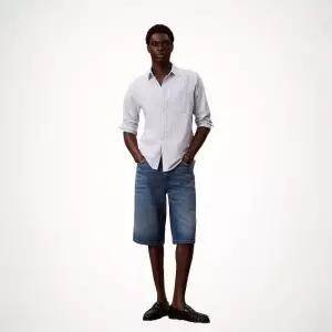 캘빈클라인 진 CK 워시드 데님 롱 쇼츠 4RF796G TO9 3840269 1960699