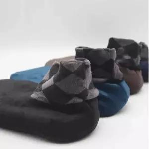 남성 벨벳 덧신 실내덧신 겨울실내화