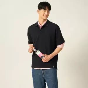 매장정품 빈폴 피케 칼라넥 티셔츠 블랙 (BC5442C915) 219606