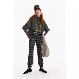 ZARA 페이크 퍼 맥시 버킷백 - 토프 그레이 412935