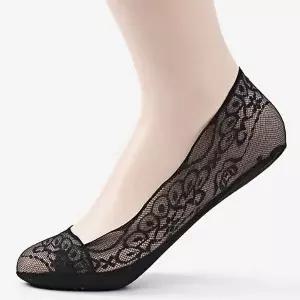 레이스 덧신 플랫슈즈 신축성 여자