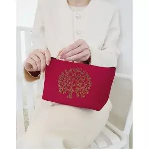 심플 화장품 돈꽃나무 파우치 여행용파우치 시크릿 황금 [쓰리몰] 포하트 방수