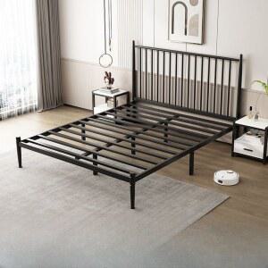침대 철제프레임 퀸사이즈 나무 자취 베드 안방 철제 싱글