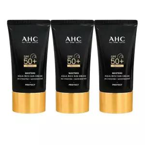 [셀러허브]AHC [점보용량] 마스터즈 아쿠아 리치 선크림 60ml 3개 (S48728204)