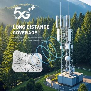 라우터 통신용 호환 4G 5G 1700-4200Mhz 고이득 장거리 2x22dBI MIMO 포물선 접시 쌍곡선 안테나