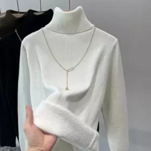 [리빌모아]여자 기모 폴라 터틀넥 폴라 긴팔 니트 DMESW-KNW-STS14305668