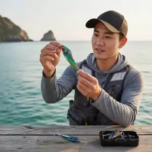 바다 루어 낚시용 메탈 바이브 18g 3종 세트 싱킹 가짜미끼