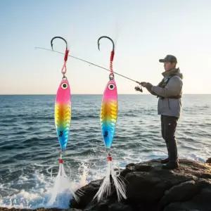 바이브레이션 메탈지그 3개입 20g 갈치 루어 낚시 미끼 세트