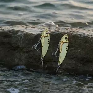 싱킹 메탈 바이브 18g 골드 3p세트 바다 루어낚시 채비 메탈지그