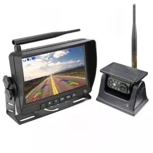 태양광 무선 후방 카메라 캠핑카 트레일러 주차 WIFI 화물차 모니터
