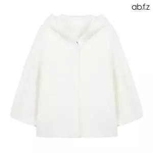 [ab.f.z] 후드 페이크퍼 가디건 (AFY1GY33A)