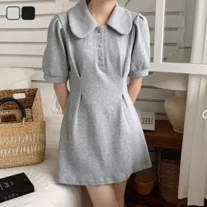 [리빌모아]여자 빅카라 데일리 심플 A라인 미니 원피스 DHTW-OPH-SN1961143