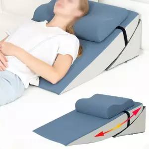 경사 삼각형 베개 기울기 등받이 쿠션 각도조절 임산부 노인 부드러운