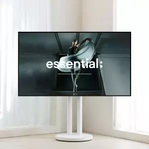 나무궁 특대형TV거치대 스탠드 이동식 무타공 티비거치대 삼성 LG 55인치 65인치 75인치 80인치 86인치 100인치 300 400 500 600베사 호환 화이트