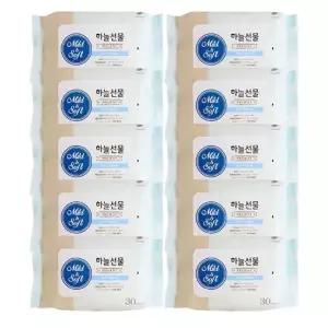 ( )휴대용 리필형 티슈 30매 10개입 포켓 물 외출용 여행용 판촉용 휴대