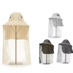 양봉 낚시 벌초 모자 방충망 모자 방충 벙거지 사파리형 얼굴 해충 차단망 그물망 모자 야외 작업용 안전