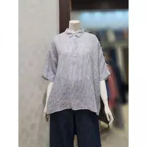 벨라디터치 V1F2BL39 루즈핏 린넨 셔츠 P003789890 735528