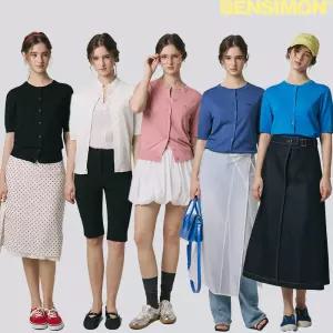 벤시몽 여성 하프 슬리브 반팔가디건 5종 택1 735115