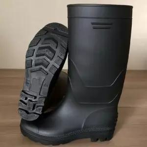 남성 롱 기장 낚시 작업화 벌초 올 블랙 색상 장화 남자 앵클부츠 레인 슈즈 신발낚