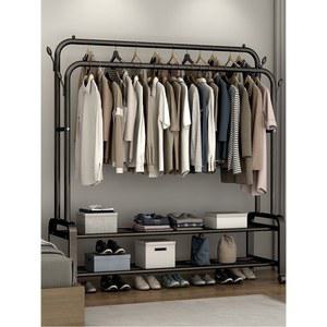 2단 행거 옷걸이 슬라이딩 의류 더블 거울 플레인 모던하임 다기능 일안 삼안 굵은강관