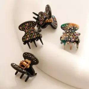 [제이로렌]바이데이지 프랑스 멀티 큐빅 포인트 미니 집게핀 Bh0829