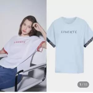 올리비아로렌 HC03 소매 배색 턴업 티셔츠  VVC AS5M 5361