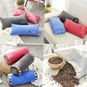 숙면 메밀 베개 통기성 경추 베개 일자목 사계절