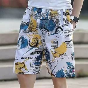 남성 남자 알록달록 비치반바지abc069