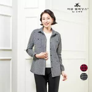 [마담엘레강스][마담엘레강스]포켓포인트 체크재킷 K224JK02