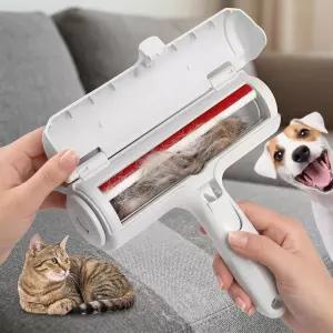 롤러 펫 헤어 리무버 가구 소파 카펫 위의 고양이 및 개 털을 위한 오리지널 사이즈 재사용 가능한