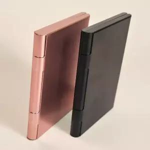 카드 명함지갑 슬라이딩 자동 명함케이스 명함보관 메탈 블랙 비즈니스