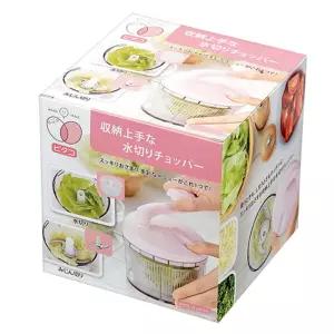 다지기 야채 수동 탈수기 겸용 샐러드 핸들 쵸퍼 핑크