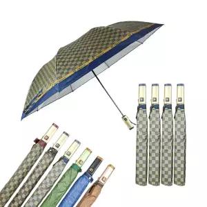 스타배송_가파치 체크 2단 자동우산 x 5개 접이식우산 랜덤발송 2297069 J