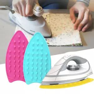 실리콘 다리미 받침 노랑 다리미받침대 다리미받침 엠보패드 냄비받침