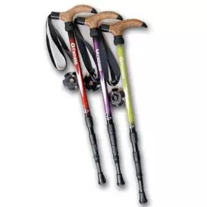 등산 스틱 등산 지팡이 손잡이 트레킹 지팡이 4단