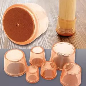 투명 의자캡 대형 4P 의자 발커버 바닥긁힘 소음방지 바닥긁힘방지